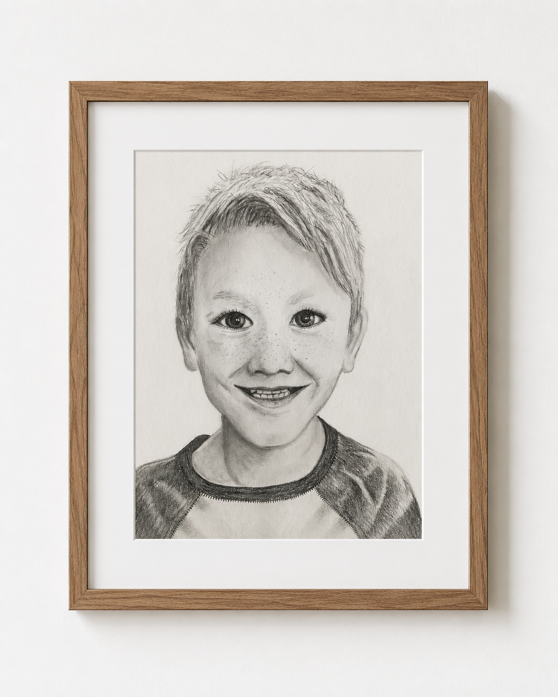 Portrait graphite sketch
